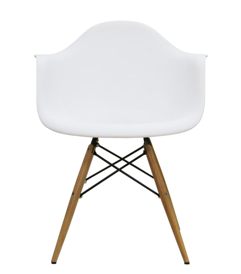 SITIAL EAMES (RÉPLICA) CON BRAZOS BLANCO | Urban Design